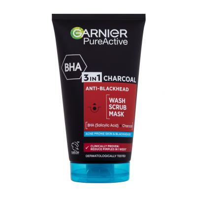 Garnier Pure Active 3in1 Charcoal Maska za obraz 150 ml