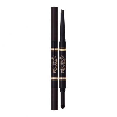 Max Factor Real Brow Fill & Shape Svinčnik za obrvi za ženske 0,6 g Odtenek 005 Black Brown