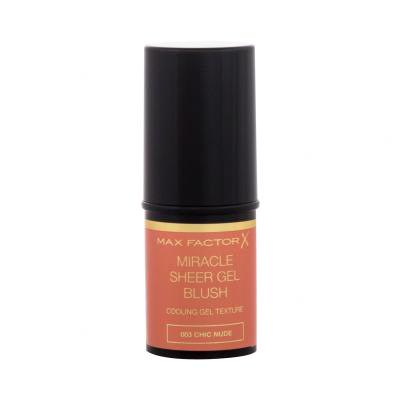 Max Factor Miracle Sheer Rdečilo za obraz za ženske 8 g Odtenek 003 Chic Nude