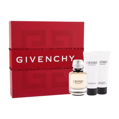 Givenchy L'Interdit Darilni set parfumska voda 80 ml + losjon za telo 75 ml + gel za prhanje 75 ml