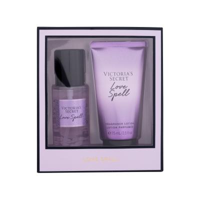 Victoria´s Secret Love Spell Darilni set negovalni sprej za telo 75 ml + losjon za telo 75 ml