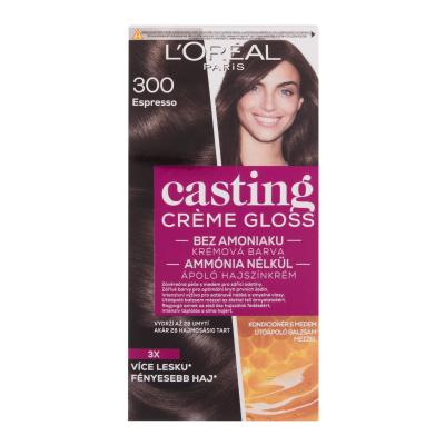 L'Oréal Paris Casting Creme Gloss Barva za lase za ženske 48 ml Odtenek 300 Espresso