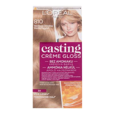 L'Oréal Paris Casting Creme Gloss Barva za lase za ženske 48 ml Odtenek 810 Vanilla Icecream