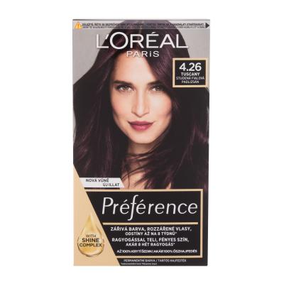 L'Oréal Paris Préférence Barva za lase za ženske 60 ml Odtenek 4.26
