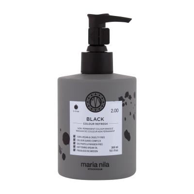 Maria Nila Colour Refresh Barva za lase za ženske 300 ml Odtenek 2,00 Black