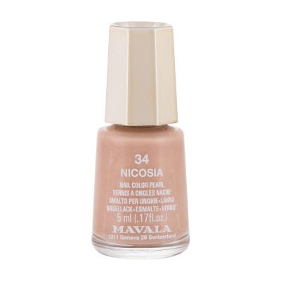 MAVALA Mini Color Pearl Lak za nohte za ženske 5 ml Odtenek 34 Nicosia