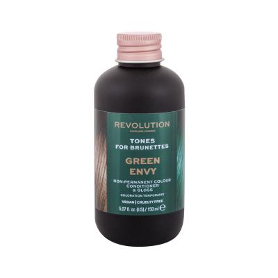 Revolution Haircare London Tones For Brunettes Barva za lase za ženske 150 ml Odtenek Green Envy