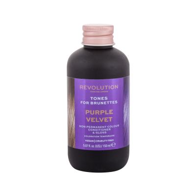 Revolution Haircare London Tones For Brunettes Barva za lase za ženske 150 ml Odtenek Purple Velvet