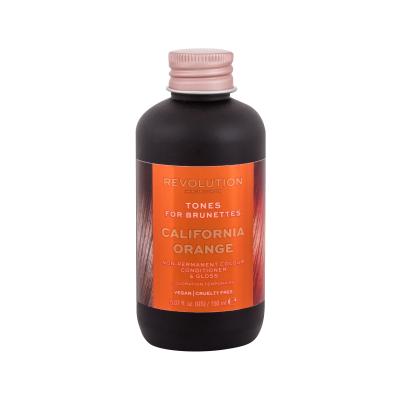 Revolution Haircare London Tones For Brunettes Barva za lase za ženske 150 ml Odtenek California Orange