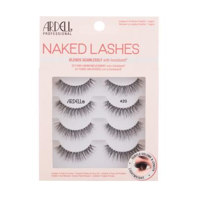 Ardell Naked Lashes 420 Umetne trepalnice za ženske 4 kos Odtenek Black
