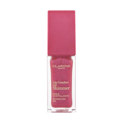 Clarins Lip Comfort Oil Shimmer Olje za ustnice za ženske 7 ml Odtenek 05 Pretty In Pink