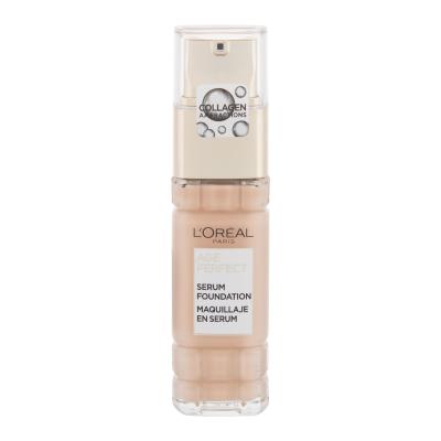 L'Oréal Paris Age Perfect Serum Foundation Puder za ženske 30 ml Odtenek 100 Ivory