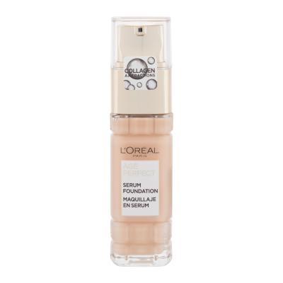 L'Oréal Paris Age Perfect Serum Foundation Puder za ženske 30 ml Odtenek 140 Linen