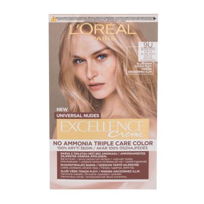 L'Oréal Paris Excellence Creme Triple Protection Barva za lase za ženske 48 ml Odtenek 9U Very Light Blond