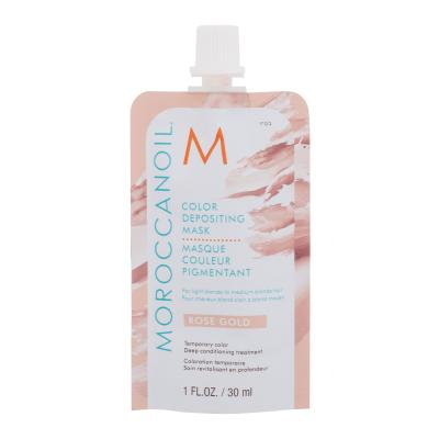 Moroccanoil Color Depositing Mask Barva za lase za ženske 30 ml Odtenek Rose Gold