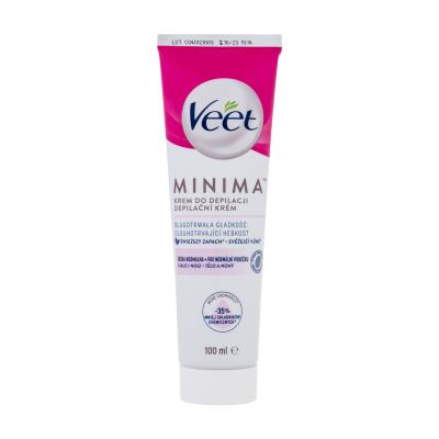 Veet Minima Hair Removal Cream Normal Skin Izdelki za depilacijo za ženske 100 ml