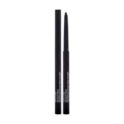 Wet n Wild Breakup Proof Waterproof Retractable Eyeliner Svinčnik za oči za ženske 0,23 g Odtenek Blackest Black
