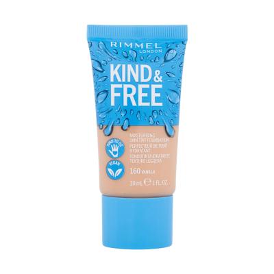 Rimmel London Kind & Free Skin Tint Foundation Puder za ženske 30 ml Odtenek 160 Vanilla