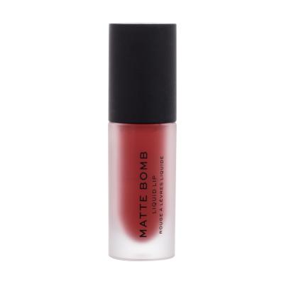 Makeup Revolution London Matte Bomb Šminka za ženske 4,6 ml Odtenek Lure Red