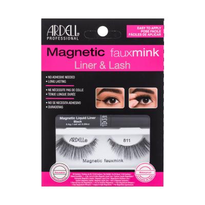 Ardell Magnetic Faux Mink 811 Umetne trepalnice za ženske Odtenek Black Set