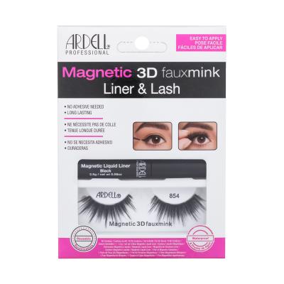Ardell Magnetic 3D Faux Mink 854 Umetne trepalnice za ženske Odtenek Black Set