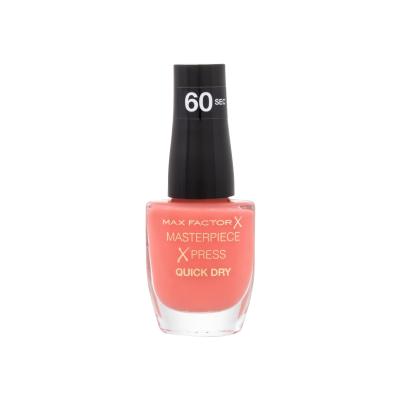 Max Factor Masterpiece Xpress Quick Dry Lak za nohte za ženske 8 ml Odtenek 416 Feelin´Peachy