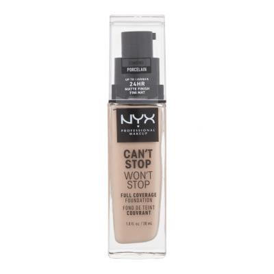 NYX Professional Makeup Can't Stop Won't Stop Puder za ženske 30 ml Odtenek 03 Porcelain