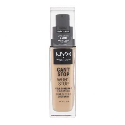 NYX Professional Makeup Can't Stop Won't Stop Puder za ženske 30 ml Odtenek 6.3 Warm Vanilla