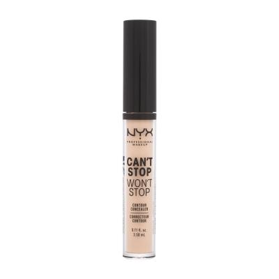 NYX Professional Makeup Can't Stop Won't Stop Contour Concealer Korektor za ženske 3,5 ml Odtenek 07 Natural
