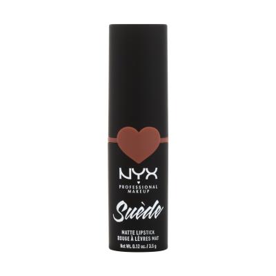 NYX Professional Makeup Suède Matte Lipstick Šminka za ženske 3,5 g Odtenek 05 Brunch Me