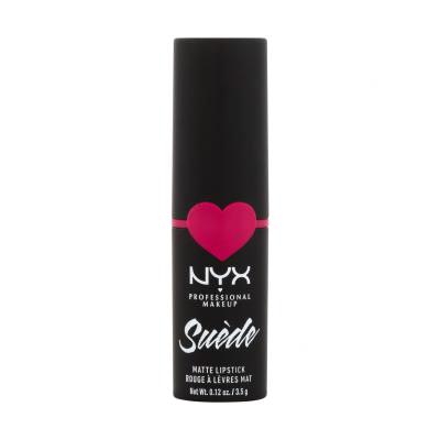 NYX Professional Makeup Suède Matte Lipstick Šminka za ženske 3,5 g Odtenek 12 Clinger