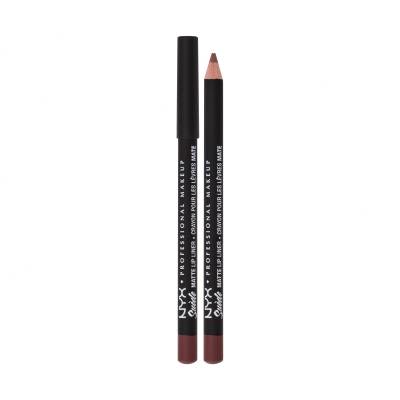 NYX Professional Makeup Suède Matte Lip Liner Črtalo za ustnice za ženske 1 g Odtenek Soft-Spoken