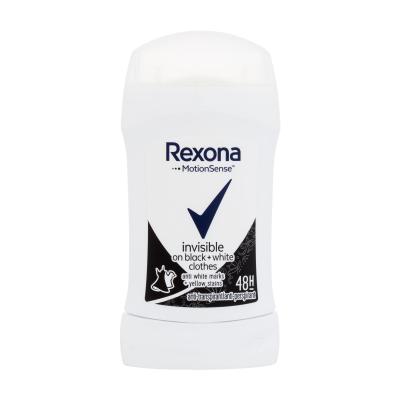 Rexona MotionSense Invisible Black + White Antiperspirant za ženske 40 ml