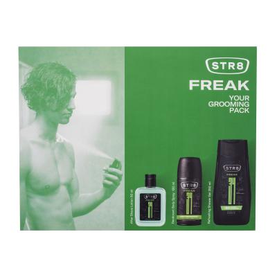 STR8 FREAK SET1 Darilni set vodica po britju 50 ml + gel za prhanje 250 ml + deodorant 150 ml