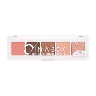 Catrice 5 In A Box Senčilo za oči za ženske 4 g Odtenek 070 Elegant Khaki Look