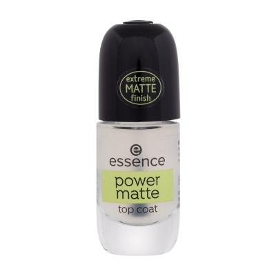 Essence Power Matte Top Coat Lak za nohte za ženske 8 ml