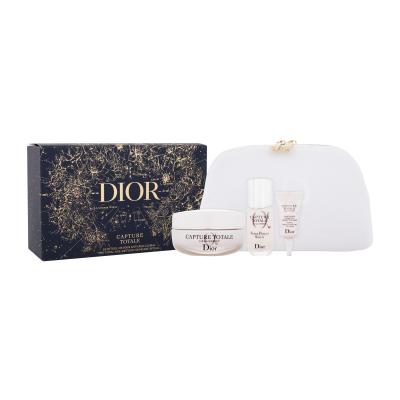 Dior Capture Totale C.E.L.L. Energy Darilni set dnevna krema za obraz Capture Totale C.E.L.L. Energy 50 ml + krema za okoli oči Capture Totale C.E.L.L. Energy 5 ml + serum za obraz Capture Totale C.E.L.L. Energy Super Potent Serum 10 ml + kozmetična torbica