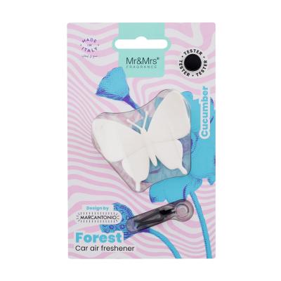 Mr&Mrs Fragrance Forest Butterfly White Osvežilci za vozilo 1 kos