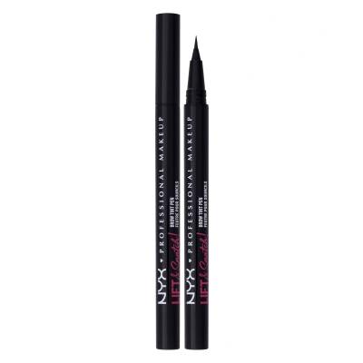NYX Professional Makeup Lift & Snatch! Svinčnik za obrvi za ženske 1 ml Odtenek 04 Soft Brown