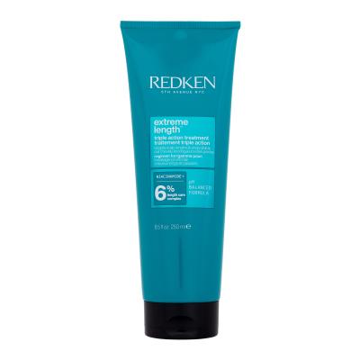 Redken Extreme Length Triple Action Treatment Maska za lase za ženske 250 ml
