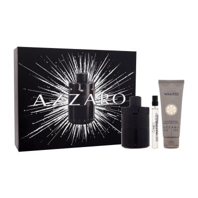 Azzaro The Most Wanted Darilni set parfumska voda 100 ml + parfumska voda 10 ml + šampon za lase in telo Wanted 75 ml
