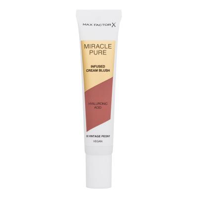 Max Factor Miracle Pure Infused Cream Blush Rdečilo za obraz za ženske 15 ml Odtenek 03 Vintage Peony
