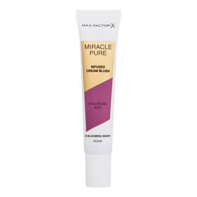 Max Factor Miracle Pure Infused Cream Blush Rdečilo za obraz za ženske 15 ml Odtenek 04 Blooming Berry