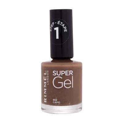 Rimmel London Super Gel STEP1 Lak za nohte za ženske 12 ml Odtenek 052 Camo