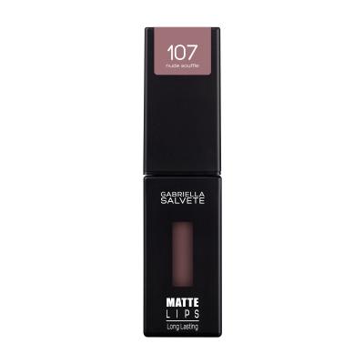 Gabriella Salvete Matte Lips Šminka za ženske 4,5 ml Odtenek 107 Nude Souffle