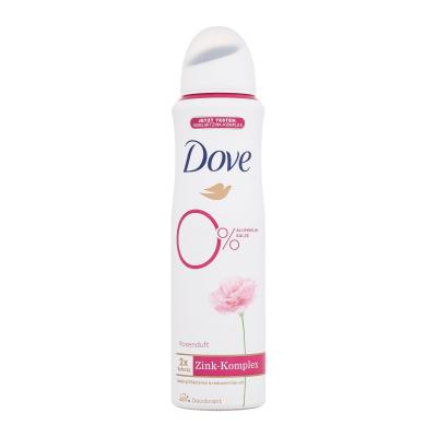Dove 0% ALU Rose 48h Deodorant za ženske 150 ml