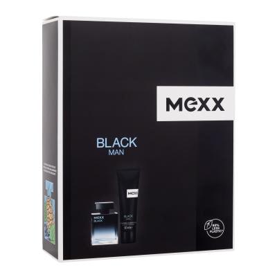 Mexx Black Man Darilni set toaletna voda 30 ml + gel za prhanje 50 ml