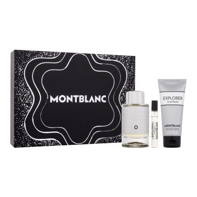 Montblanc Explorer Platinum Darilni set parfumska voda 100 ml + gel za prhanje 100 ml + parfumska voda 7,5 ml