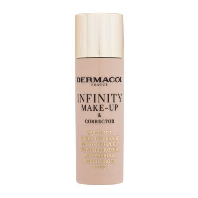Dermacol Infinity Make-Up & Corrector Puder za ženske 20 g Odtenek 04 Bronze