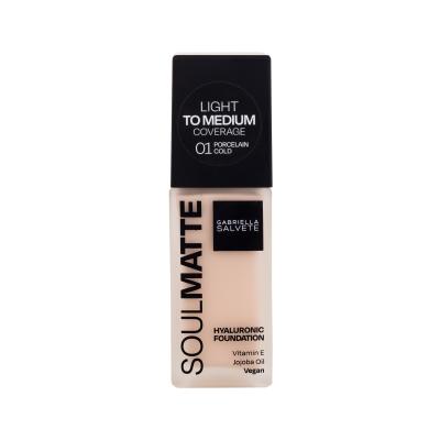 Gabriella Salvete Soulmatte Hyaluronic Foundation Puder za ženske 30 ml Odtenek 01C Porcelain Cold
